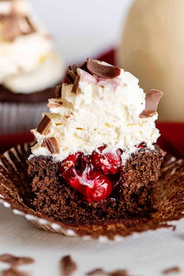 Black Forest Cupcakes Recipe - Easy Dessert Recipes