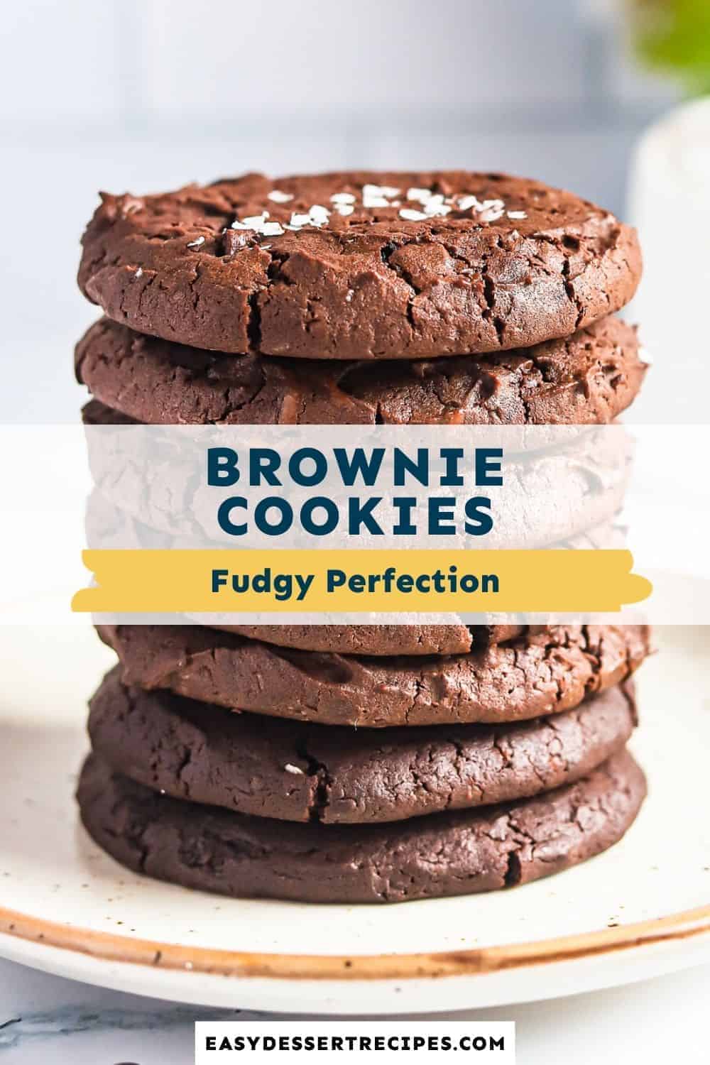 brownie cookies pinterest collage
