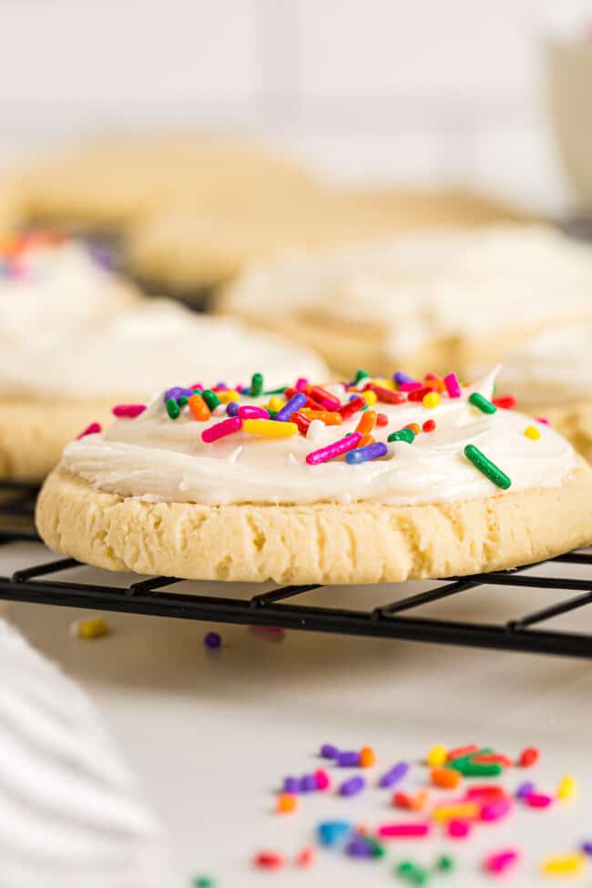 Frosted Sugar Cookies Recipe - Easy Dessert Recipes