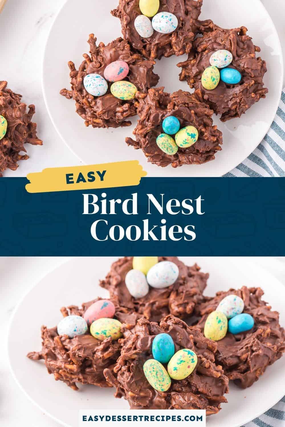 bird nest cookies pinterest collage