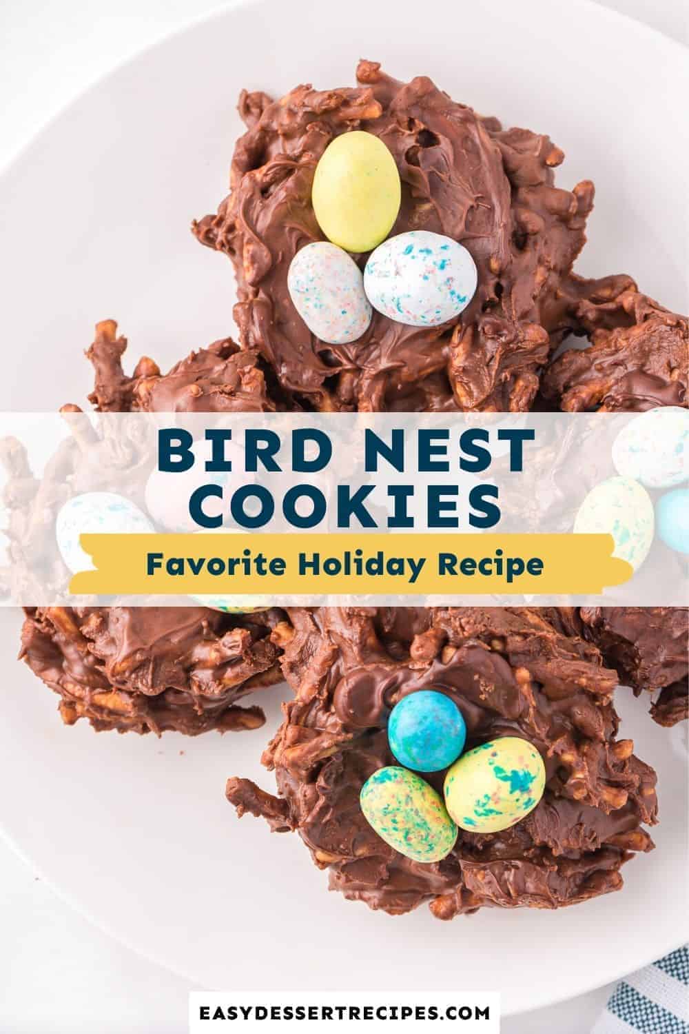 bird nest cookies pinterest collage