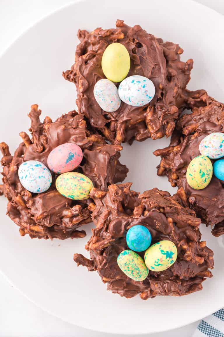 Bird's Nest Cookies For Easter - Easy Dessert Recipes