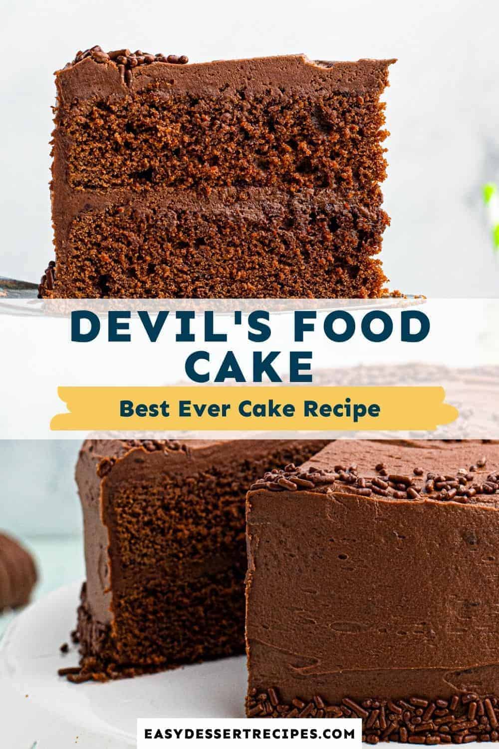 devils food cake pinterest