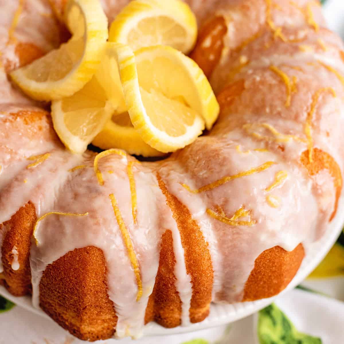 Lemon Bundt Cake {With Cake Mix} - CakeWhiz