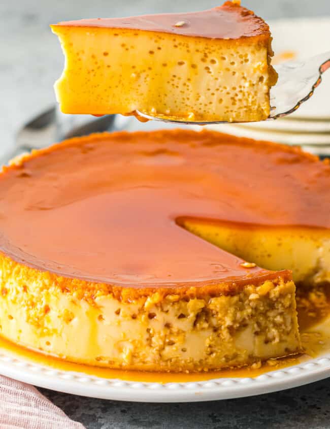 slice out of flan