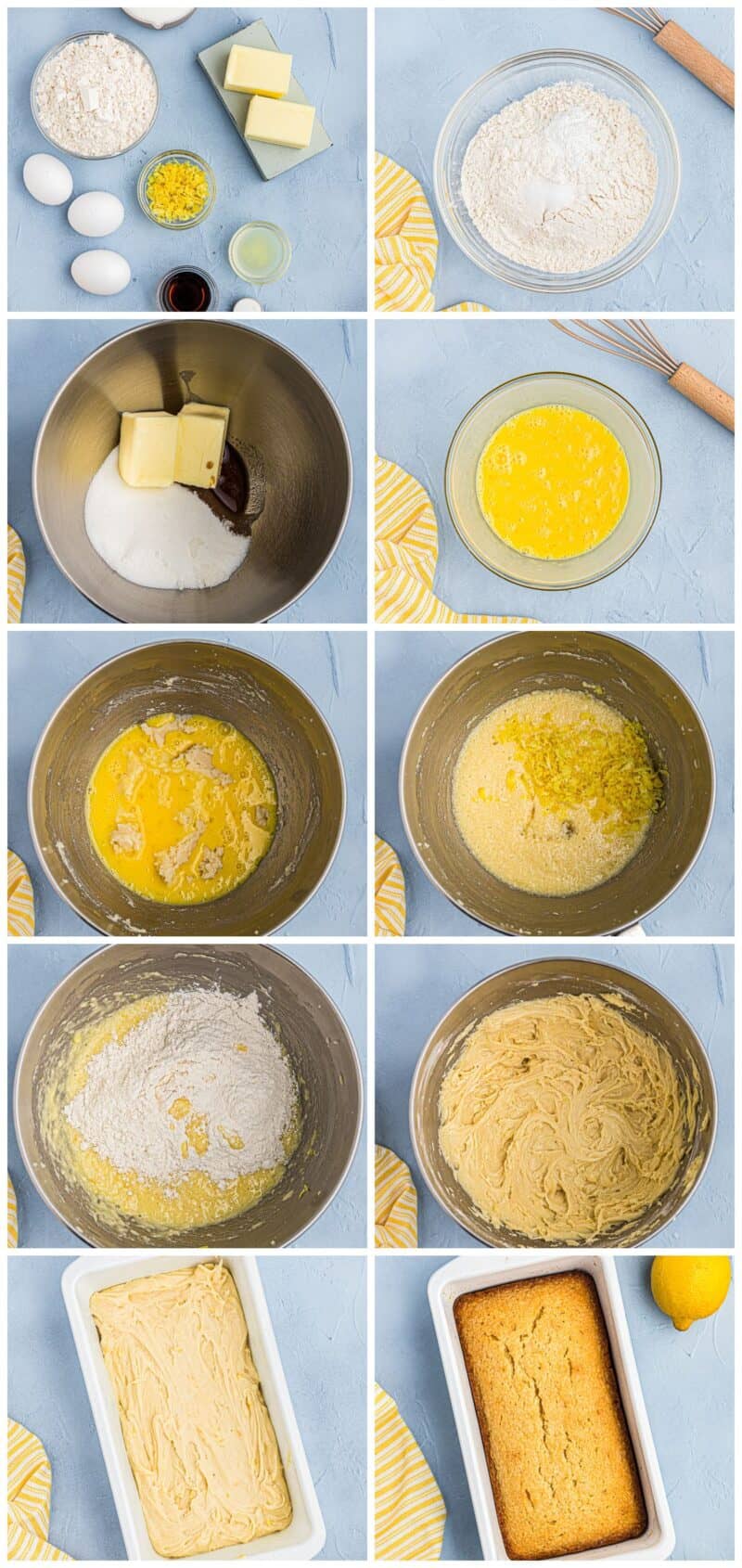 lemon pound cake step by step recipe photos