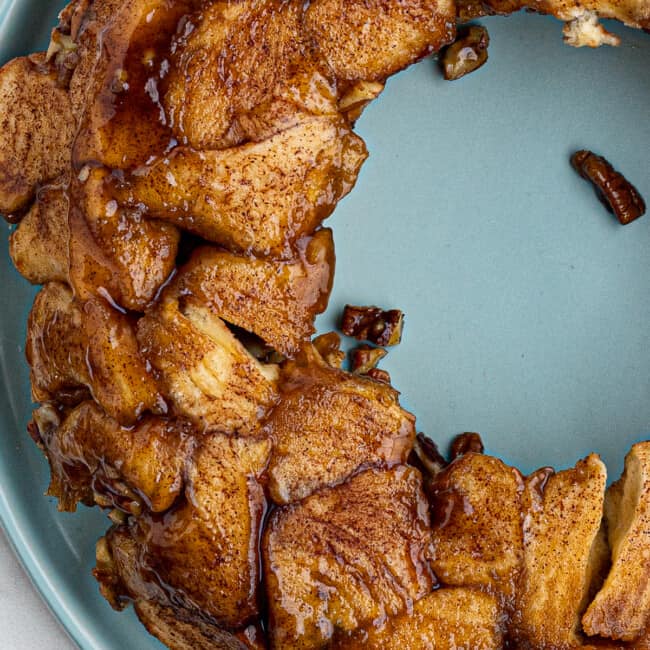 easy monkey bread made in a microwave