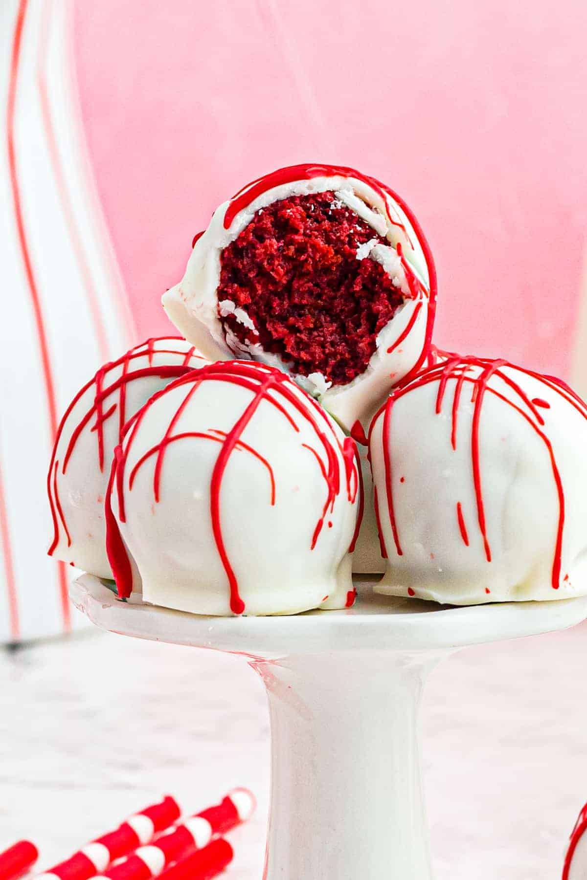 Red Velvet Cake Truffles - Easy Dessert Recipes