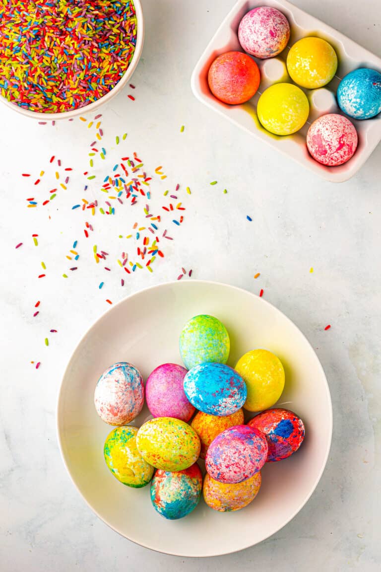 Rice Dyed Easter Eggs - Easy Dessert Recipes