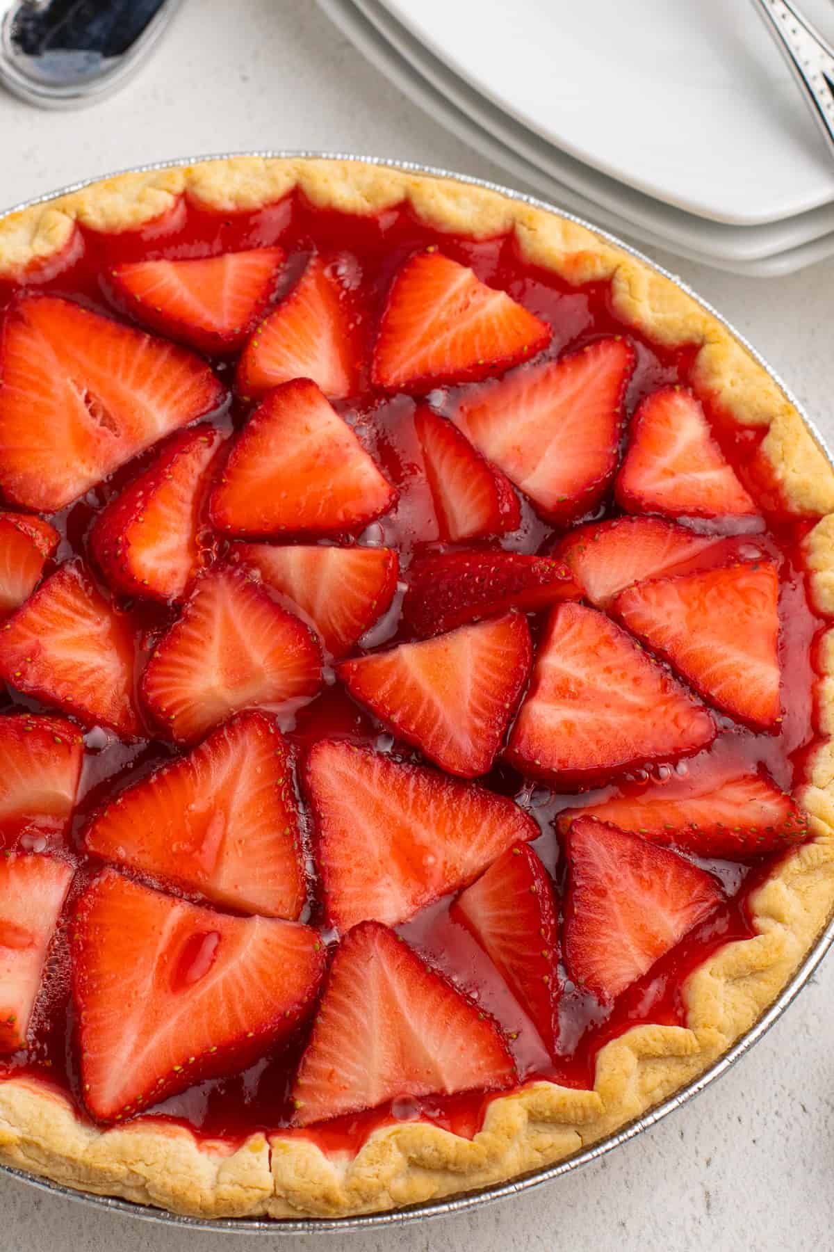 Strawberry Jello Pie - Easy Dessert Recipes