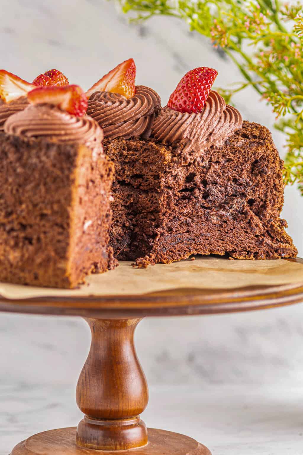 Chocolate Angel Food Cake Recipe Easy Dessert Recipes