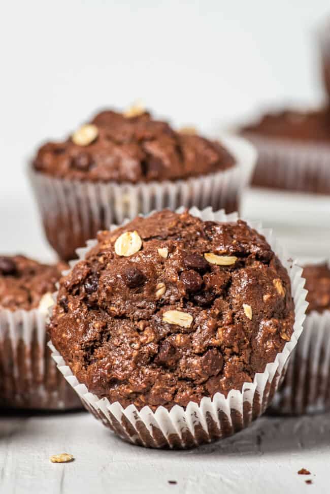 Chocolate Oatmeal Muffins Recipe - Easy Dessert Recipes