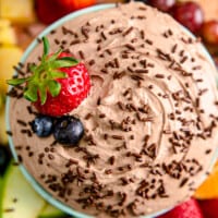 featured chocolate fruit dip