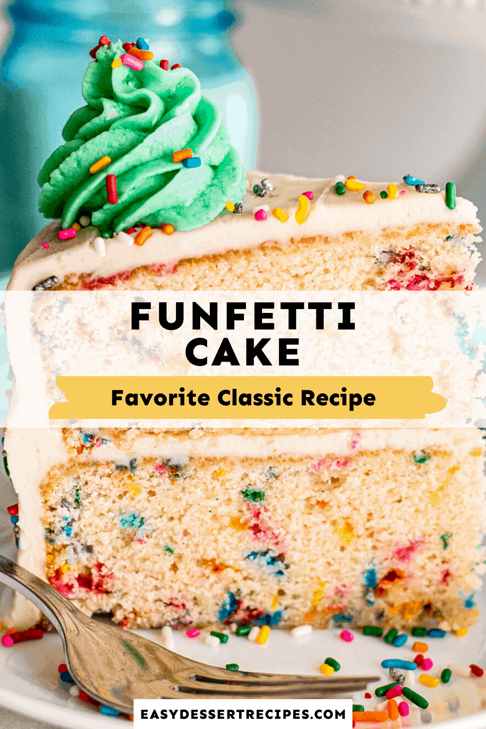 funfetti cake pinterest collage