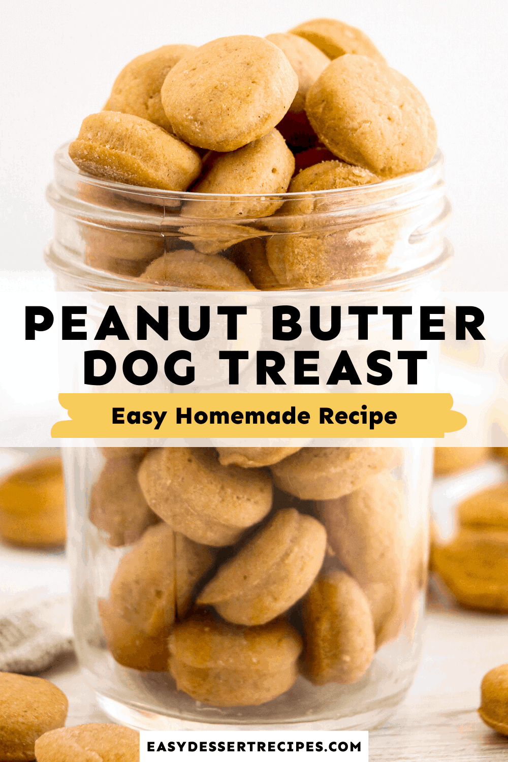 peanut butter dog treats pinterest collage