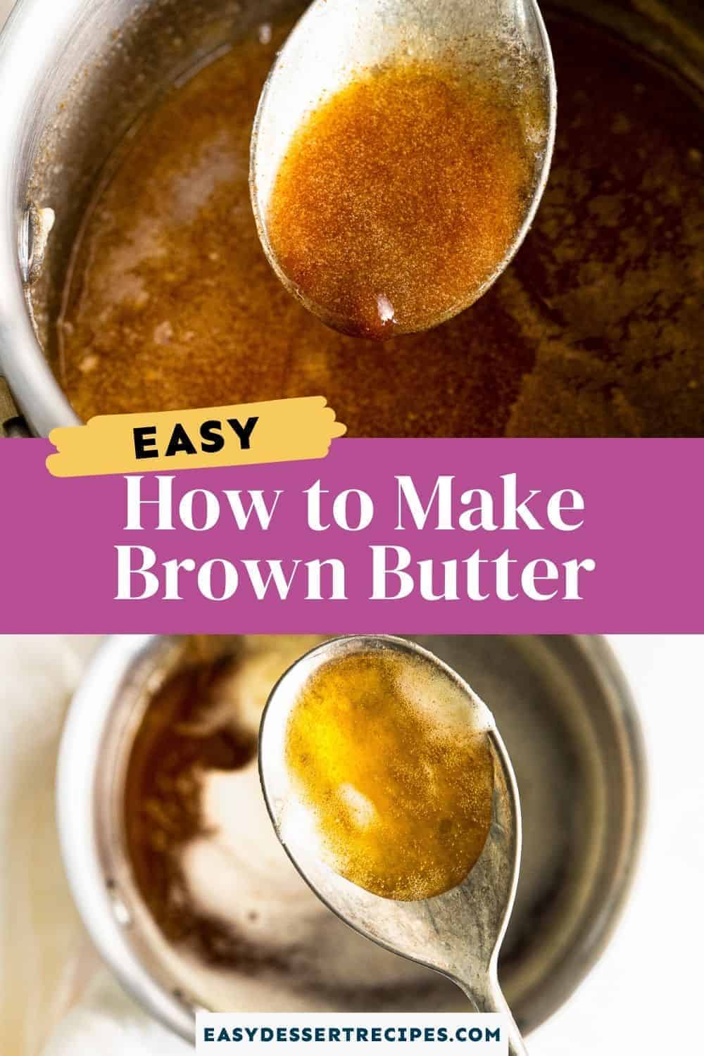 how to make brown butter pinterest
