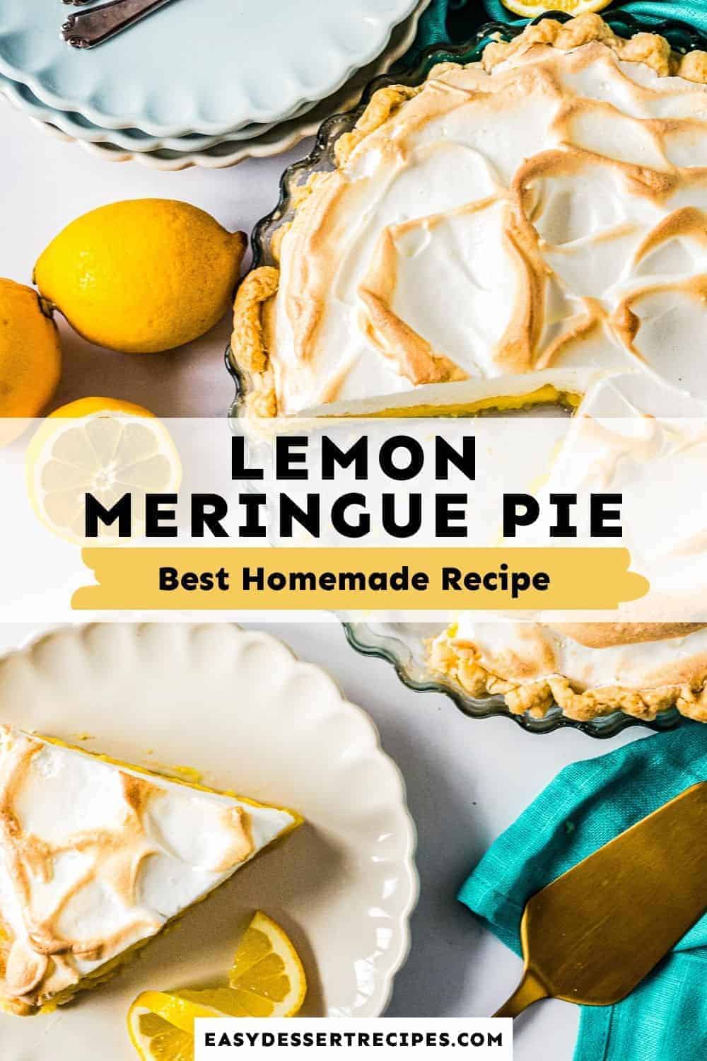 lemon meringue pie pinterest