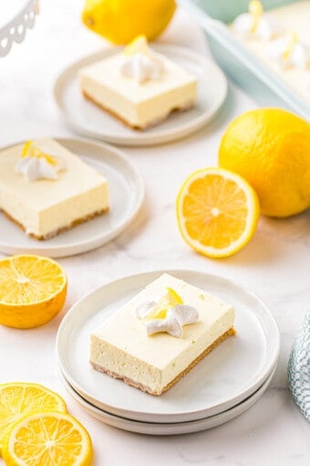 No Bake Lemon Cheesecake - Easy Dessert Recipes