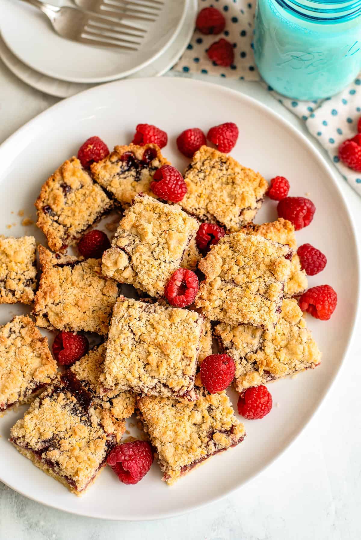 Raspberry Crumb Bars Story Easy Dessert Recipes