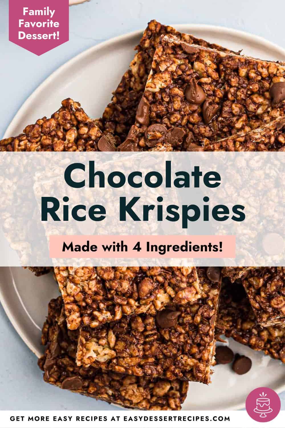 chocolate Rice Krispies pinterest