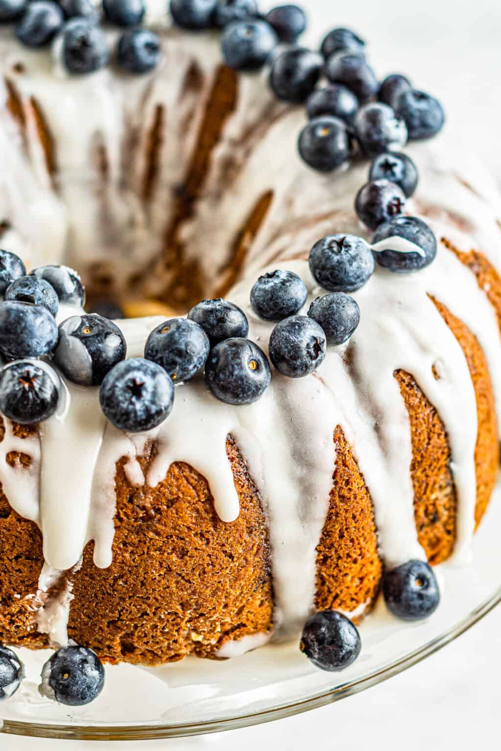 Blueberry Sour Cream Bundt Cake Recipe - Easy Dessert Recipes