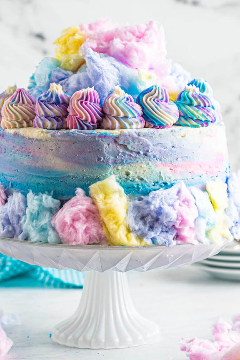 Cotton Candy Cake - Easy Dessert Recipes