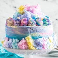 featured cotton candy cake