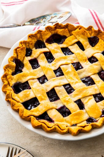 Lattice Cherry Pie - Easy Dessert Recipes