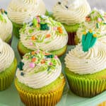 pinata cinco de mayo cupcakes with lime buttercream