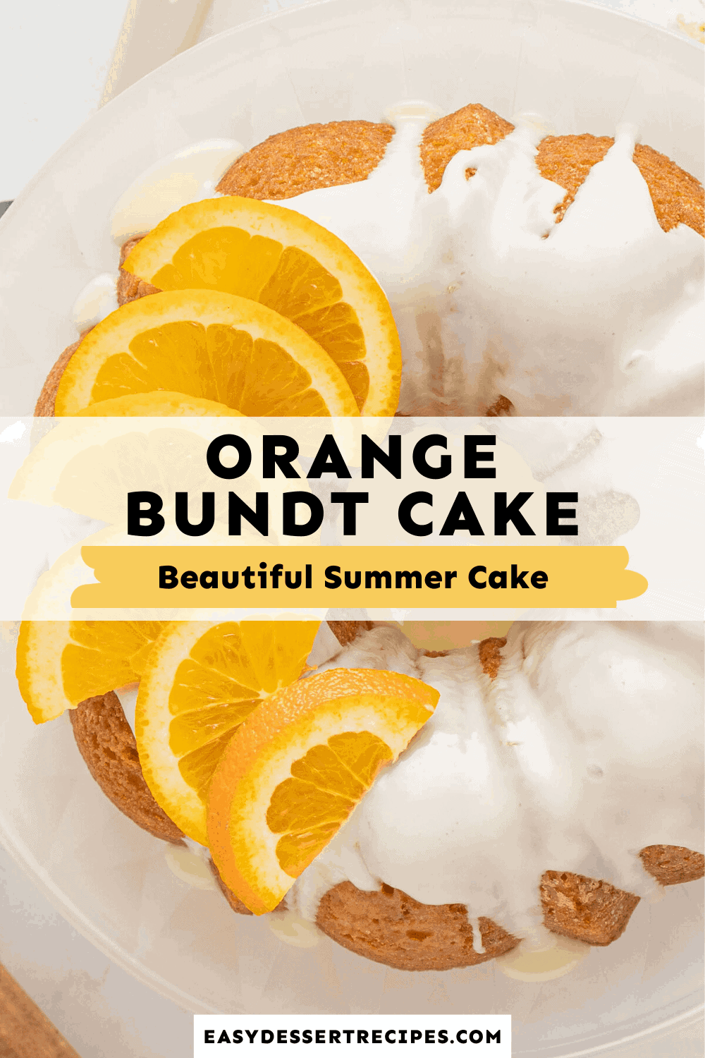orange bundt cake pinterest collage