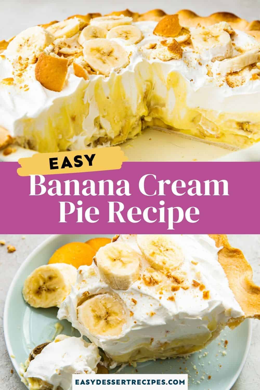 banana cream pie pinterest