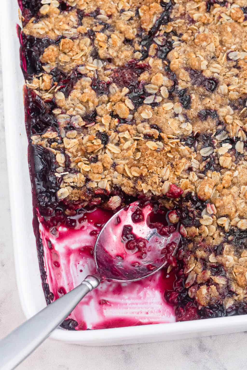 Triple Berry Crisp Recipe - Easy Dessert Recipes