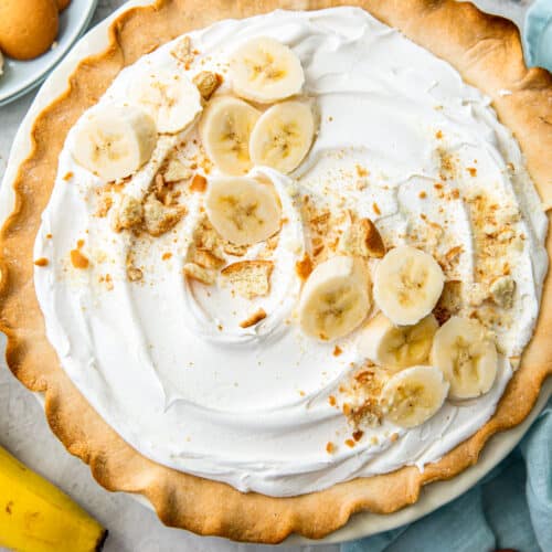 Banana Cream Pie Recipe - Easy Dessert Recipes