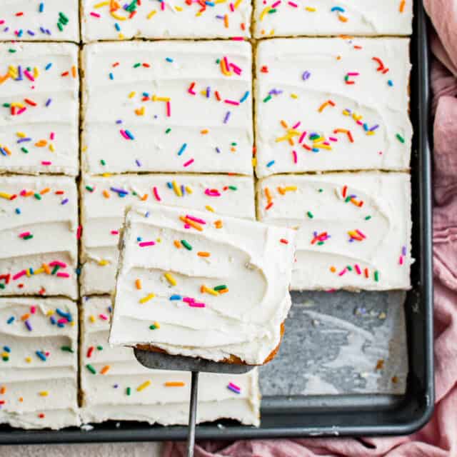 Vanilla Sheet Cake Recipe - Easy Dessert Recipes