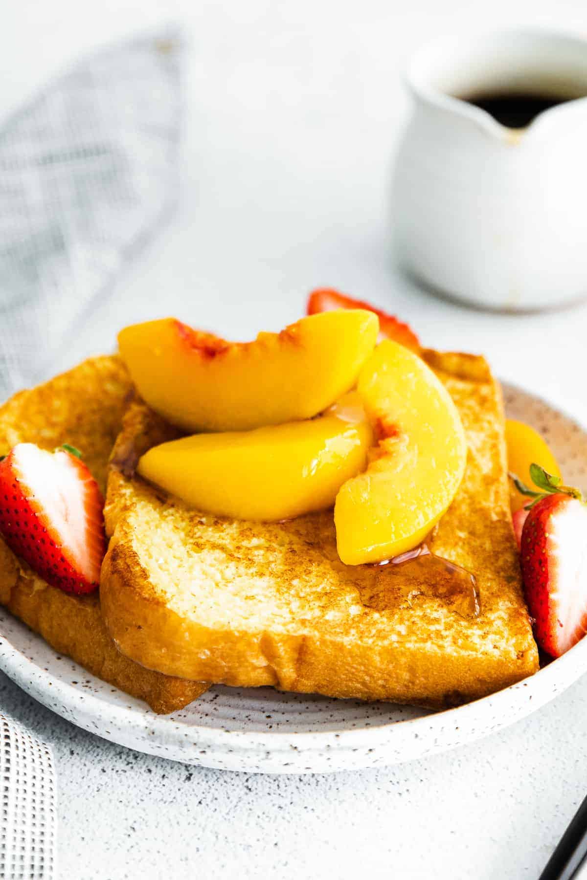 Peach French Toast Story Easy Dessert Recipes