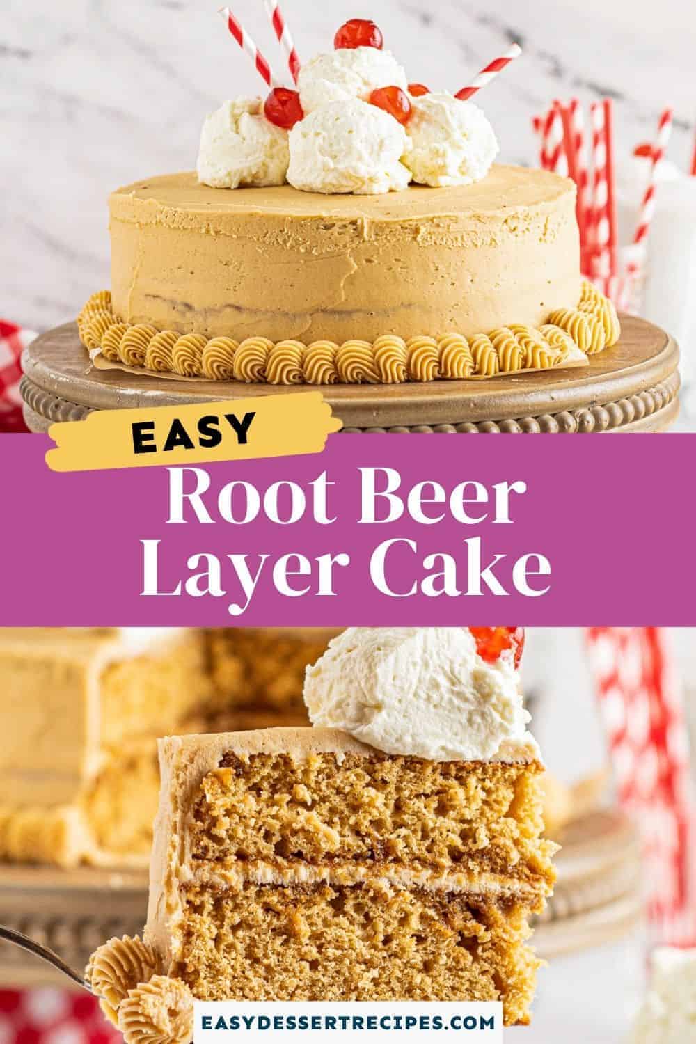 root beer float cake pinterest