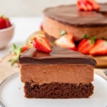 featured chocolate mousse cake