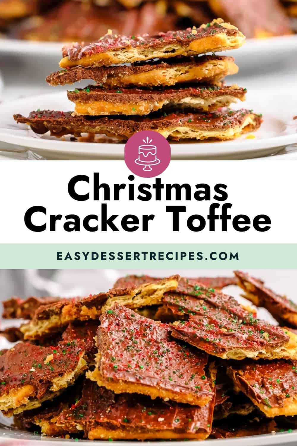 christmas cracker toffee pinterest