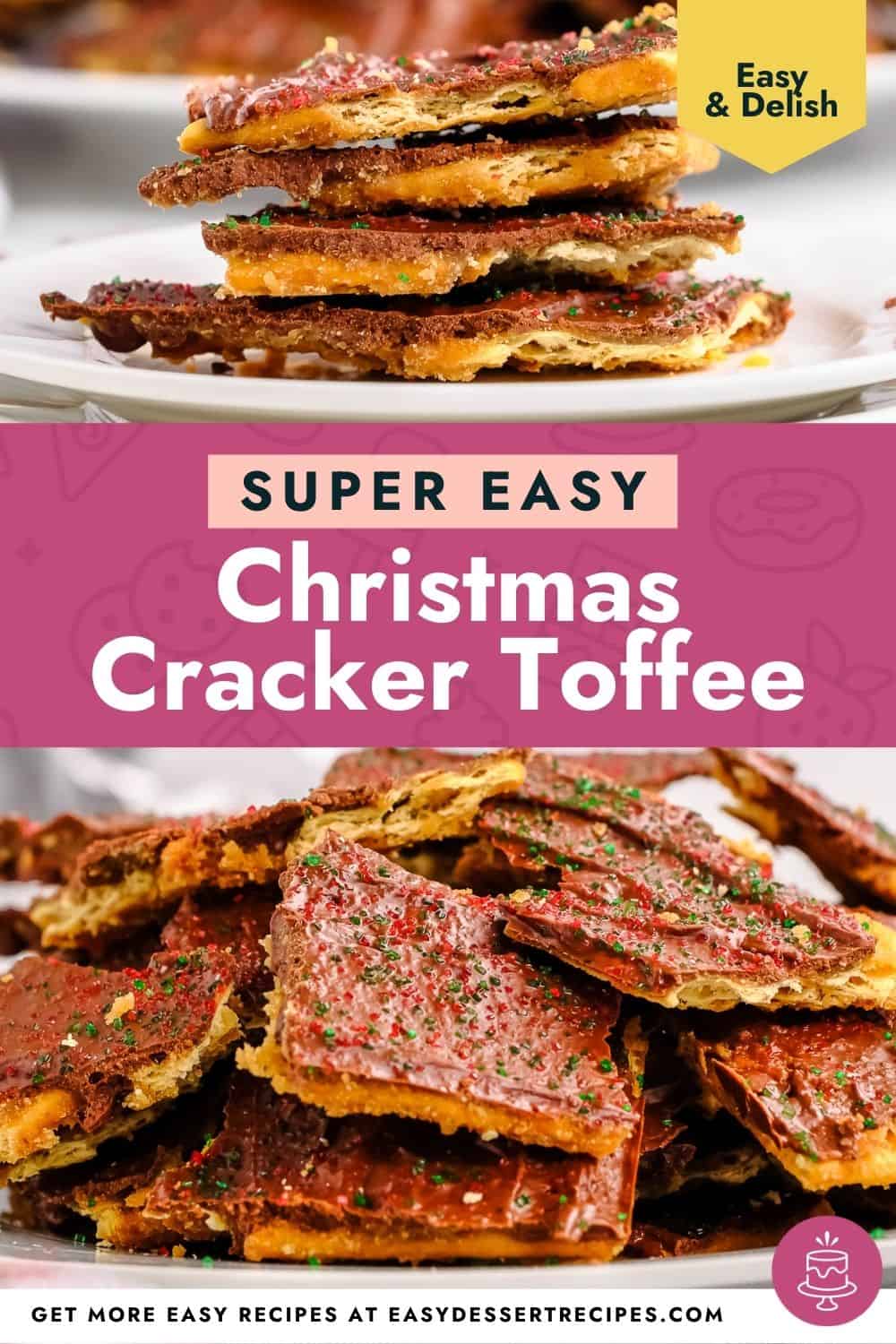 christmas cracker toffee pinterest