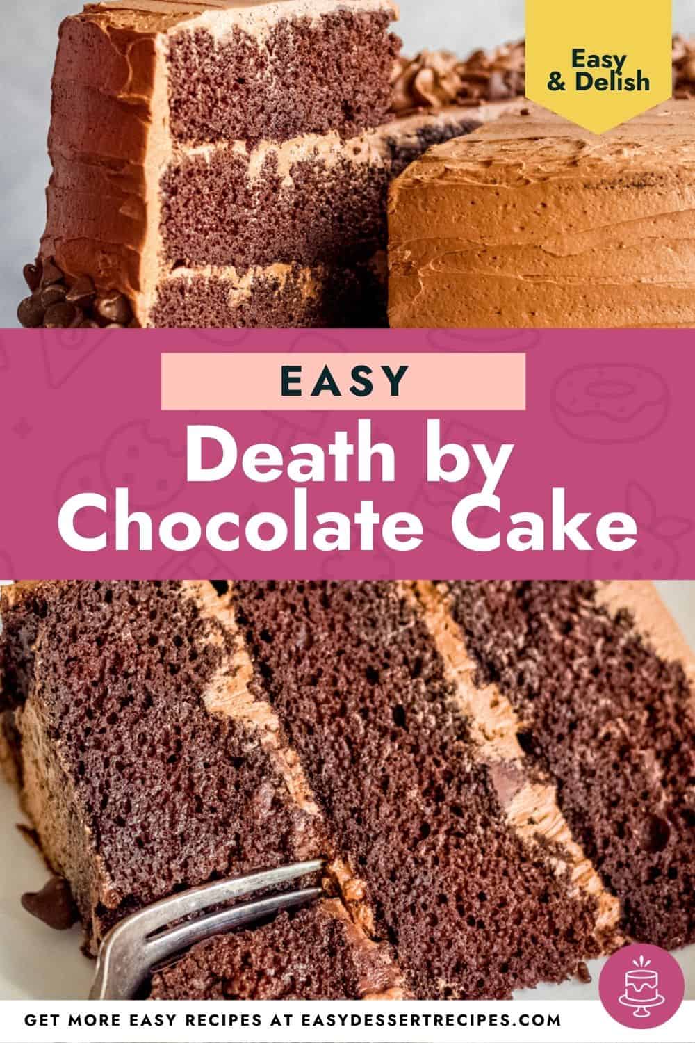 death by chocolate cake pinterest