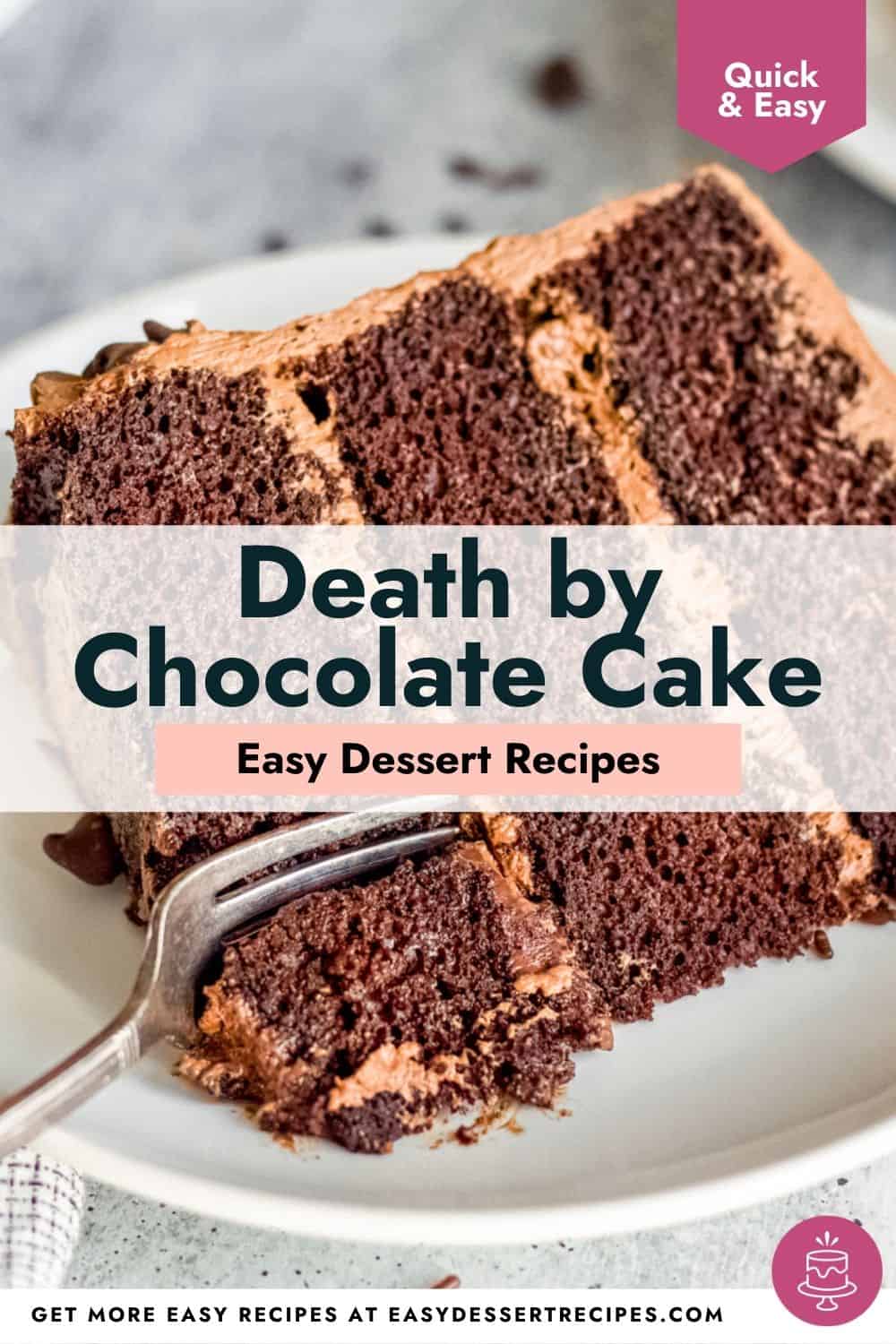 death by chocolate cake pinterest