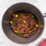 how to make m&m brownie cookies