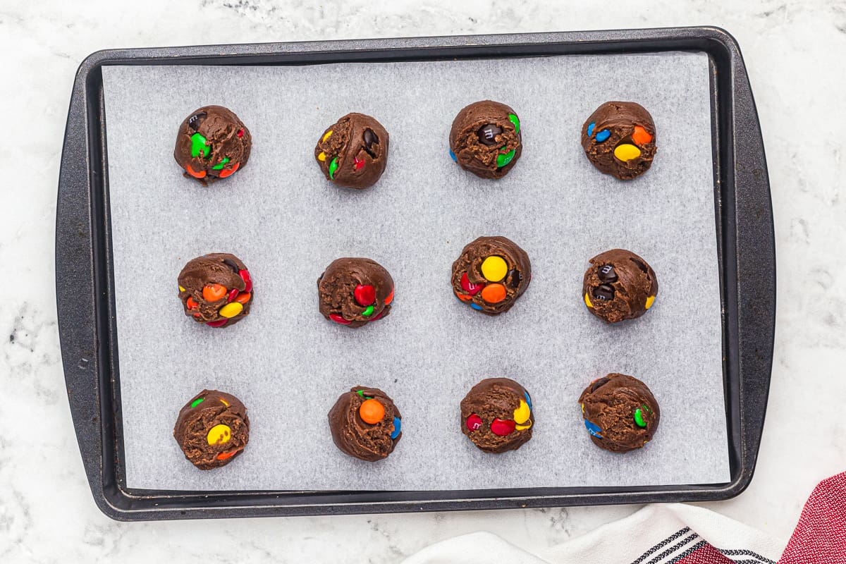 M&M Brownie Cookies Recipe - The Cookie Rookie®