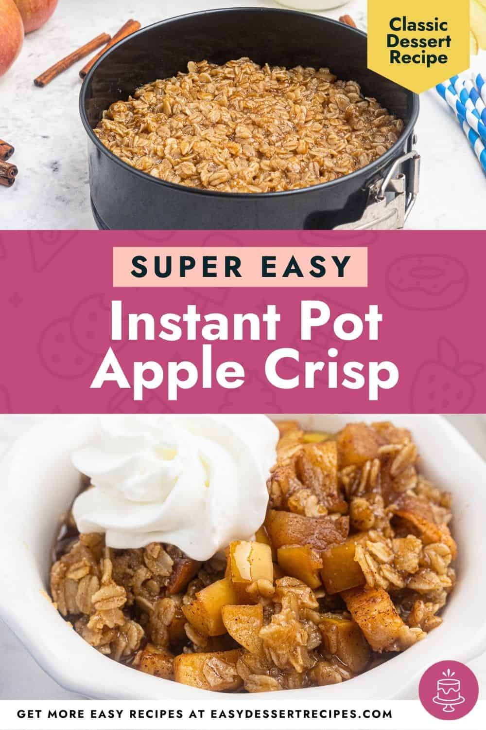 instant pot apple crisp pinterest