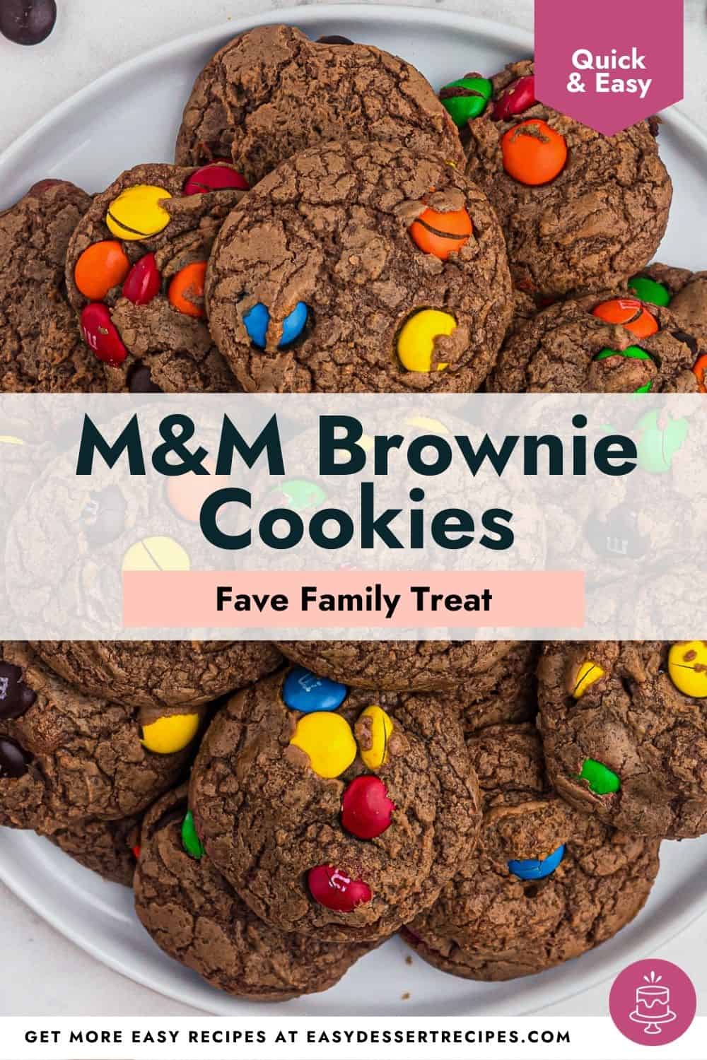 m&m brownie cookies pinterest
