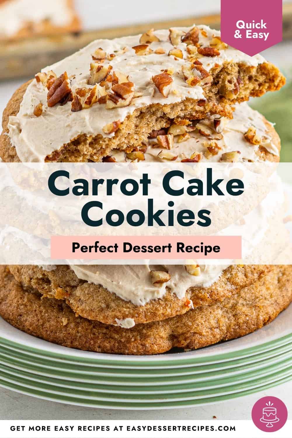 carrot cake cookies pinterest