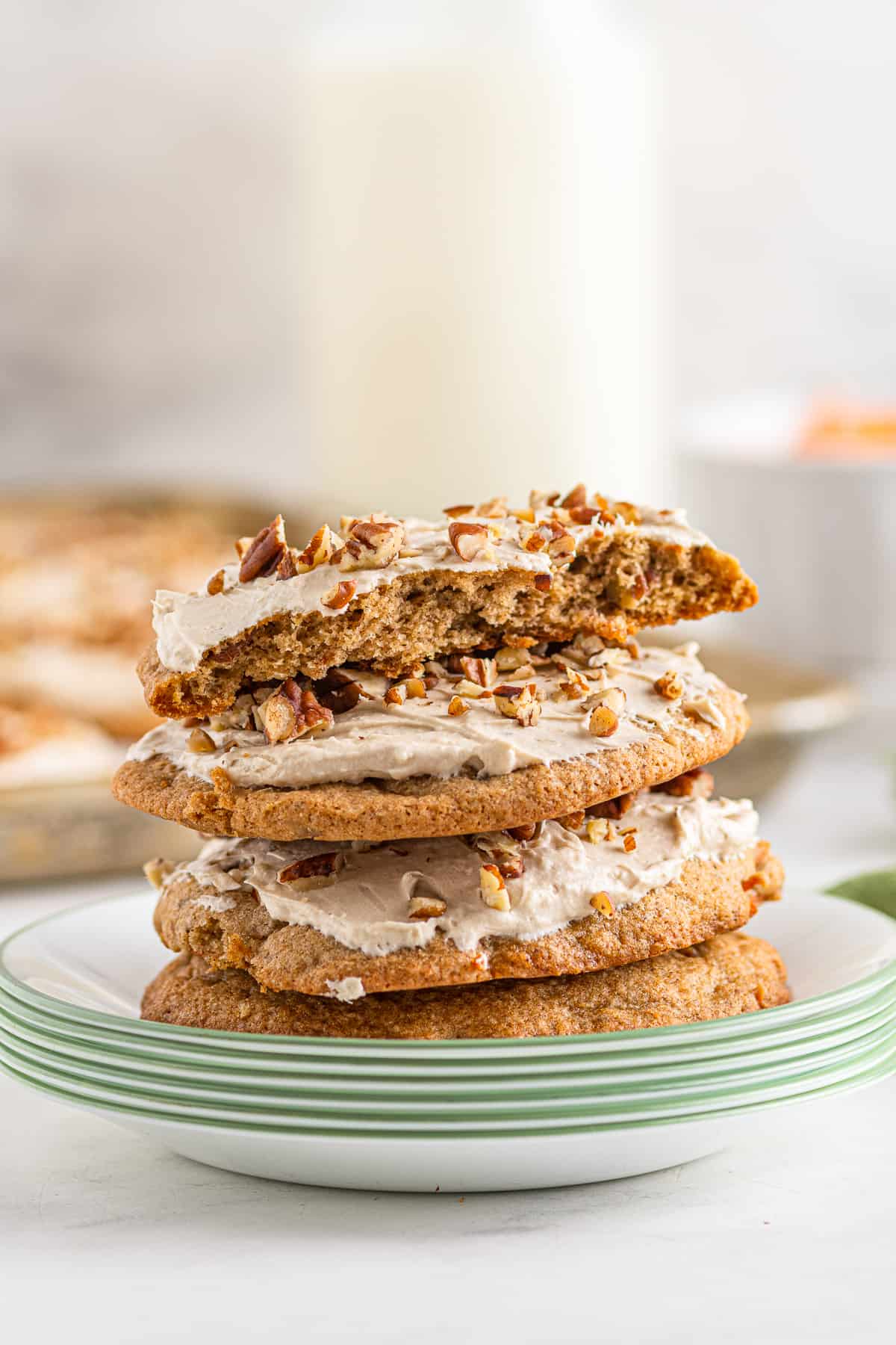 frosted carrot cake cookies