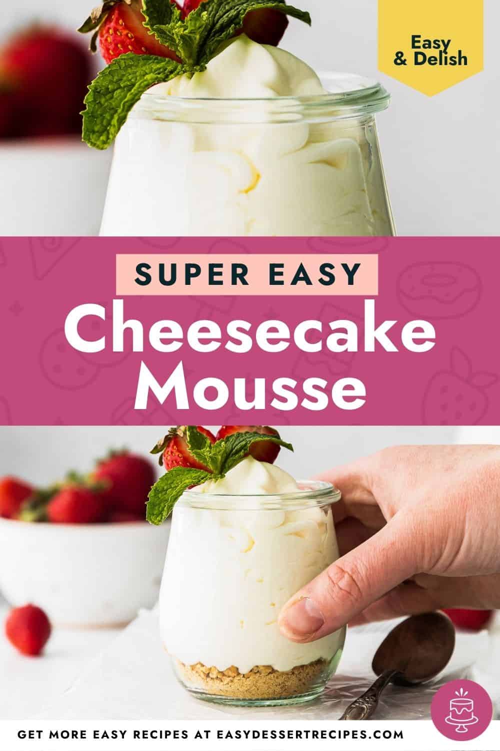 cheesecake mousse pinterest
