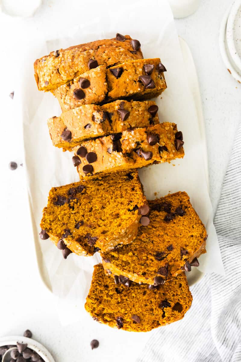 Chocolate Chip Pumpkin Bread Recipe - Easy Dessert Recipes