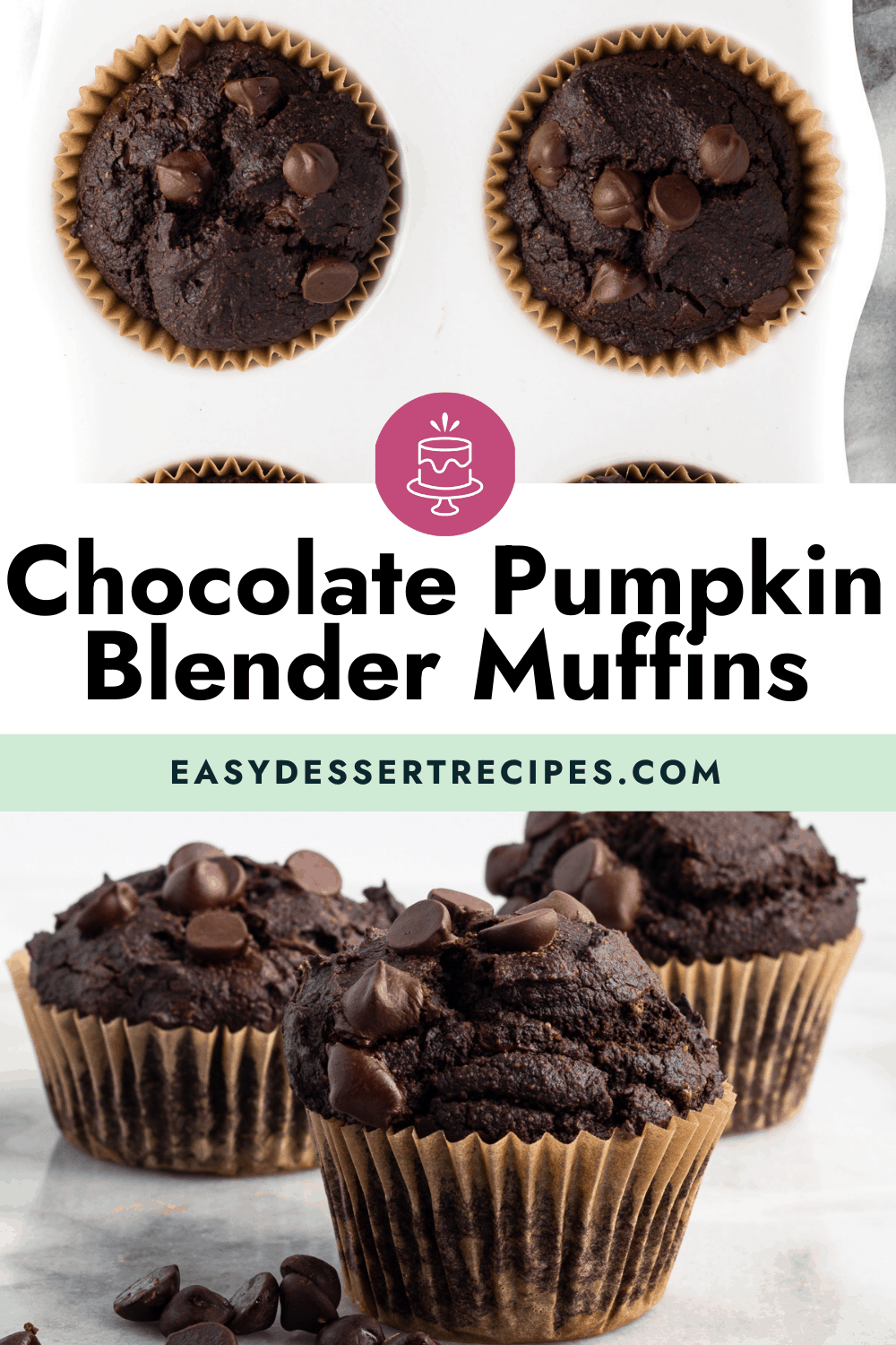 chocolate pumpkin blender muffins pinterest